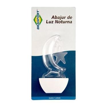 Imagem de Luz Noturna Lua Led Branco 220volts - Brasfort 8684