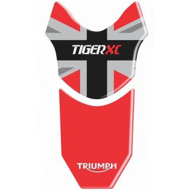 Imagem de Adesivo Protetor Tank Pad Resinado Compatível com Motocicletas - Cromo