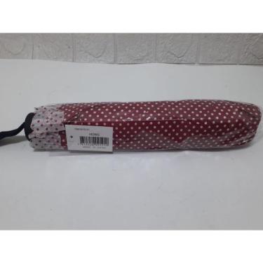 Imagem de Guarda chuva Dobravél Bordado Bolinha Ys-121 - ying, Vinho