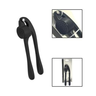 Imagem de Espremedor Alho Liga Zinco Preto - UnyHome