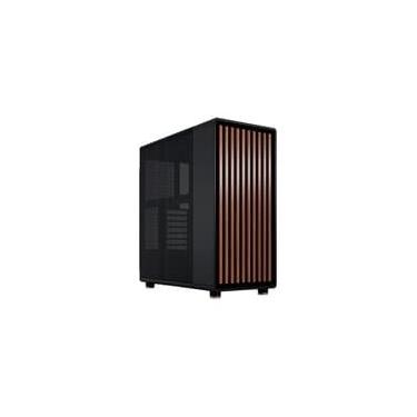 Imagem de Gabinete Gamer Fractal Design North Charcoal Black, Mid Tower, ATX, Lateral em Vidro Escuro, Preto - FD-C-NOR1C-01
