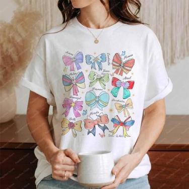 Imagem de Camiseta de Algodão da Princesa Disney para Meninas - Ideal para Viage