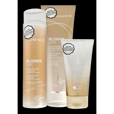 Imagem de Kit Joico Blonde Life Shampoo Condicionado Máscara