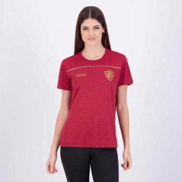 Imagem de Camisa Fluminense Fulgor Feminina Grená - Braziline, GG