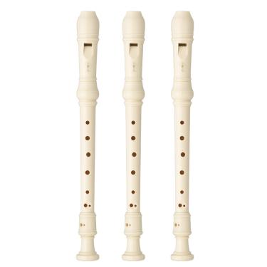 Imagem de Kit 3 Flautas Doce Soprano Germânica Em C YRS-23 Yamaha