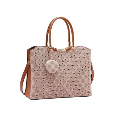 Imagem de Bolsa Tote Transversal Feminina Chenson 3485027 Monograma