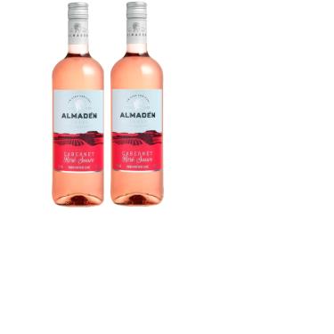 Imagem de Kit Vinho Almadén Cabernet Rosé Suave 750ml 2 unidades