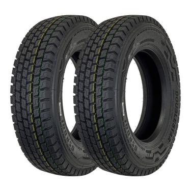 Imagem de Kit 2 Pneus Double Star Aro 17,5 235/75R17,5 DSRD01 18 Lonas 143/141J