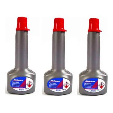 Imagem de Kit 3 Aditivos Combustível Flex Power Motores Acdelco/gm
