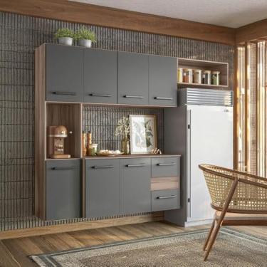 Imagem de Cozinha Suspensa Completa 1,80m 7 Portas 2 Gavetas