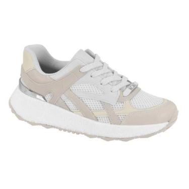 Imagem de Tenis vizzano casual ref 1452.203.21918 feminino, 38, Branco off, Bege