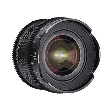 Imagem de Rokinon Lente grande angular Xeen CF 16 mm T2.6 Pro Cinema com estrutura de fibra de carbono e marcações luminosas para montagem Canon EF