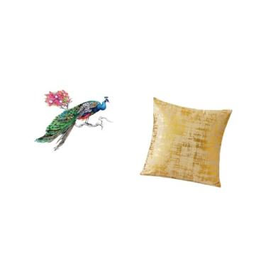 Imagem de Fenteer Adesivo de Parede Retrô em PVC E Capa de Almofada Elegante para Sala de Estar, Cozinha, Escritório, Dormitório, Carro, Decoração de Casa.