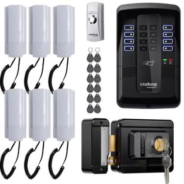 Imagem de Kit Porteiro Collective 8 Intelbras C/ 6 Pontos E 12 Tags
