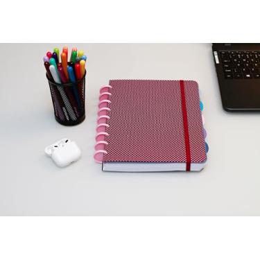 Imagem de Confetti Caderno Smart Colegial 140 Fls Com 5 Div Círculos Vinho