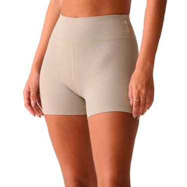 Imagem de Short Feminino Fila Flat Life Fitness Bege Claro, Bege claro, M