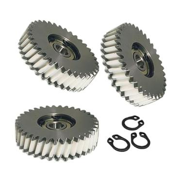 Imagem de YIJU 3 peças de acessórios de engrenagem oblíqua de 35 dentes fáceis de instalar para bicicleta elétrica, motor de 500 W, substitui diretamente