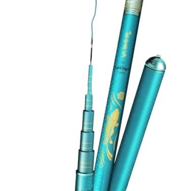 Imagem de Vara de Pesca de Viagem Vara de pesca leve e grande para carpas prateadas cabeçudas, vara mão com anzol 10 m, longa plataforma(7.2M)