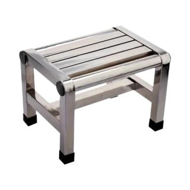 Imagem de Banqueta Multiuso De Aço Inoxidável, Durável, Grossa E Resistente Para
