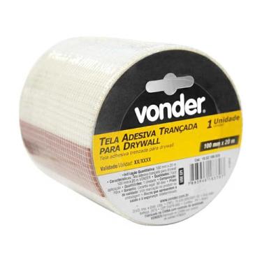 Imagem de Fita Telada Trançada Drywall 100mm X 20m Vonder