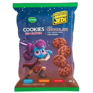 Imagem de Biscoito Cookies Vitao Star Wars Sabor Chocolate Sem Glúten 60g