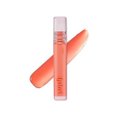 Imagem de ETUDE Brilho Fixing Tint #6 Peach Blended | Brilho labial brilhante não pegajoso | Preenche com umidade confortável | Tons para lábios secos