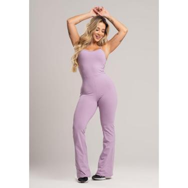 Imagem de Macacão Fitness Flare Alcinha de Regulagem Poliamida Mvb Modas-Feminino