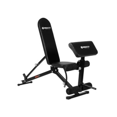 Imagem de Banco De Academia Regulável 10x1 Para Supino Com Cadeira Extensora e Scott Para Treinos De Musculação