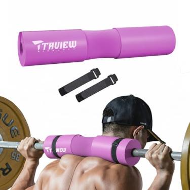 Imagem de Almofada de barra para agachamentos, estocadas e impulsos de quadril ótima para agachamentos, estocadas, impulsos de quadril, levantamento de peso e muito mais - ajusta-se perfeitamente às barras