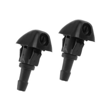 Imagem de Jatos de lavagem de para-brisas para Accord VII para Civic CR-V HR-V Jazz Fit City 2 peças bocal de lavagem do limpador de para-brisa dianteiro do carro
