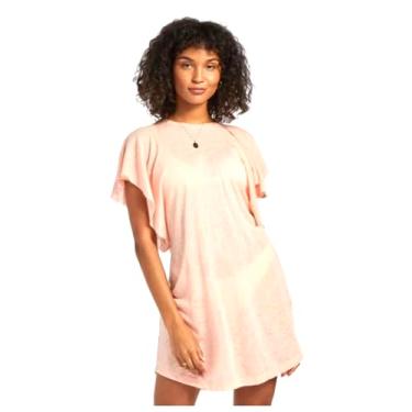 Imagem de Billabong Saída de praia feminina padrão para ondas, Feelin Peachy, P