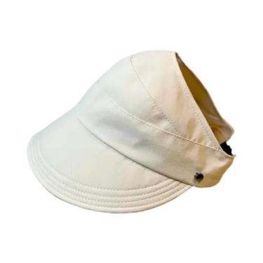 Imagem de Chapéu De Sol Feminino Dobrável Com Aba Larga Respirável Amigo Da Coqu