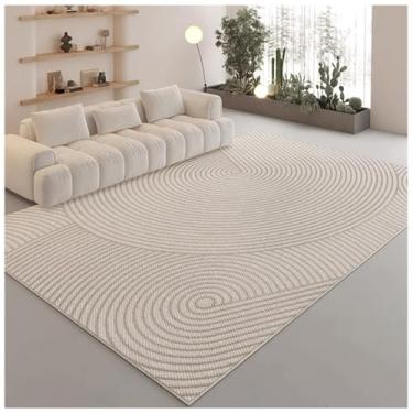 Imagem de SPXMQSS Tapete para sala de estar, resistente à sujeira do quarto, tapetes antiderrapantes laváveis de pelo baixo, tapete de sofá de cabeceira, para sala de estar, sala de jantar, quarto A 200 x 250