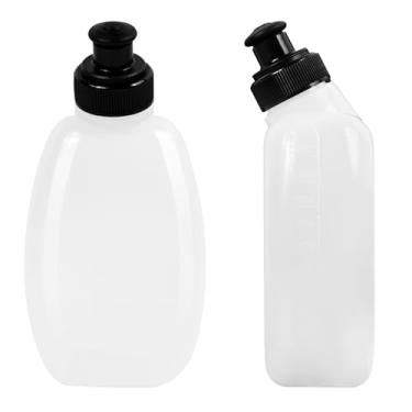Imagem de Conjunto de 2 garrafas de água de bicicleta de 293 ml sem BPA e conjunto de garrafas de água corrente - para cinto de hidratação, corrida de garrafa de água portátil, garrafas de água pequenas