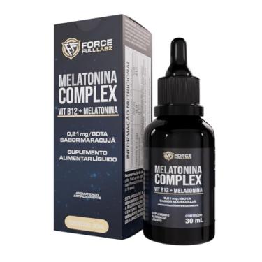 Imagem de Melatonina Complex Vitamina B12 Force Full Labz em Gotas Sabor Maracujá