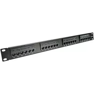 Imagem de Patch Panel 24 Portas Cat5e Utp Certifica Fluke Rj45 U/Utp
