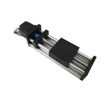 Imagem de Trilho de guia de movimento linear de mesa deslizante CNC Machine Z com parafuso de esfera 1204/1605/1610 com motor de passo NEMA23 para eixo X Y (1605, GGP 200 mm)