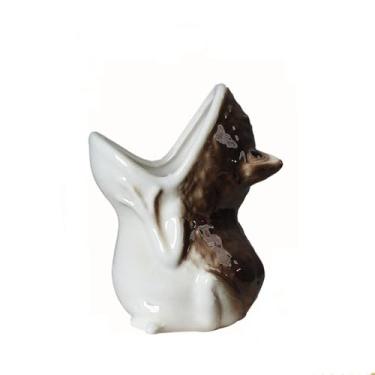 Imagem de Castiçal de sapo cerâmico, perfumado, castiçal, castiçal, ornamentos, decoração de copo de vela perfumada, marrom escuro, como mostrado