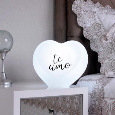 Imagem de Luminária Coração Te Amo White Led