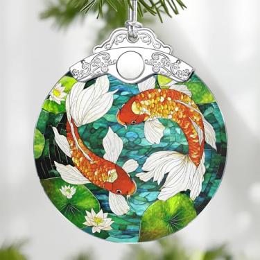 Imagem de Enfeites de Natal Koi Fish – Decoração de Natal, Decoração de Natal, Ideia de Presente, Presentes para Amantes de Peixes Koi, Colegas de Trabalho, Amigos e Família