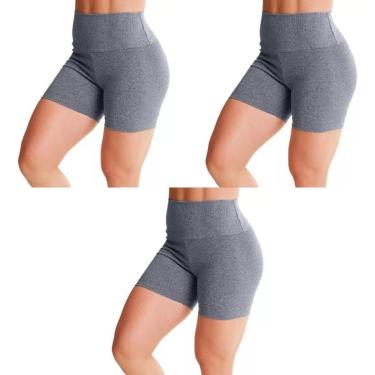 Imagem de Kit 3 Short Suplex Academia Fitness Legging Corrida Natação-Feminino