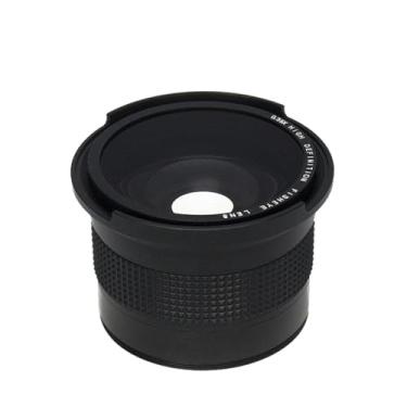 Imagem de Lente multi-revestida destacável 2 em 1 macro olho de peixe grande angular para câmera Canon SLR DSLR