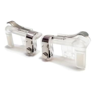 Imagem de Genérico Gatilho Controlador R1 L1 para Celular, Joystick Adaptador, Preto E Vermelho, Conexão Bluetooth, Compatível com Android, Bateria Recarregável