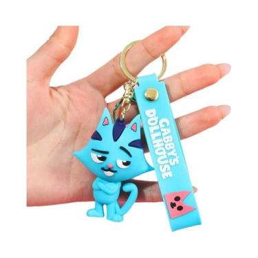 Imagem de Pingente De Boneca 3D Feito À Mão Para Chaveiro Da Casa Da Gabby, Deco