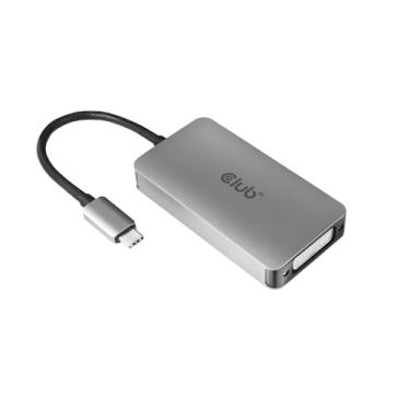 Imagem de Club3D CAC-1510-A USB Tipo C para Dual Link DVI-D adaptador de cabo suporta 3840x2160@30hz, 2560x1600@60Hz HDCP desligado para Apple Cinema Displays M/F