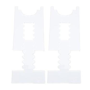 Imagem de AUNMAS Rolha de sofá, Espaçador de Parede de sofá de 2 Pacotes para Proteção contra Incêndio, Tomada de Parede, Acesso a -cama, Móveis para Casa, Acrílico Transparente Ajustável (6 slots)