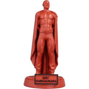 Imagem de Estátua Exu Gargalhada Umbanda Candomblé (Cor Sanguis Obscurus)