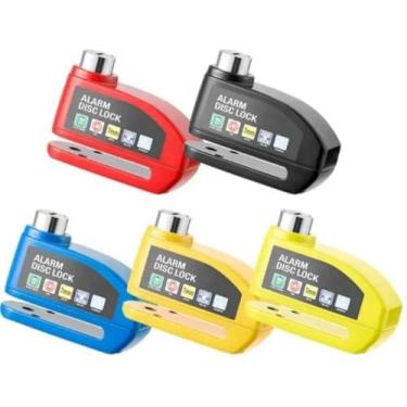 Imagem de Trava de Disco com Alarme para Moto Bike Cadeado Anti Furto