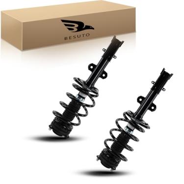 Imagem de Besuto Amortecedor dianteiro compatível com Dodge Grand Caravan 2008-2020, 2008-2016 para Chrysler Town & Country 171128L 171128R, 171128L/171128R