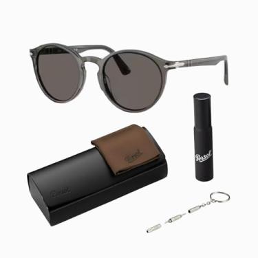 Imagem de Persol Óculos de sol PO3171S Phantos Shape com kit oficial de óculos